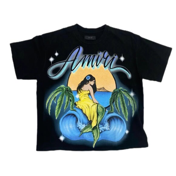 AMIRI MERMAID T-SHIRT (BLACK) - Picture 1 of 2